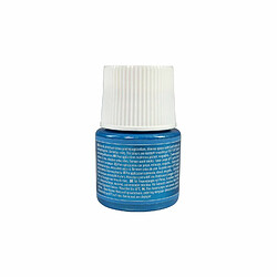 Pebeo Peinture textile Setacolor opaque effet métallique - Bleu électrique - 45 ml