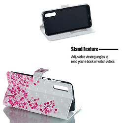 Acheter Wewoo Housse Coque Etui à rabat horizontal Sakura Pattern 3D pour Galaxy A70avec porte-cartes et fentes cartescadre photo et porte-monnaie