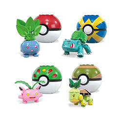 Mattel Pokémon - Jeu de construction MEGA set de 4 Pokemon Plante