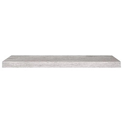 Avis vidaXL Étagère murale flottante Gris béton 80x23,5x3,8 cm MDF