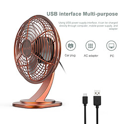 Avis Universal Ventilateur de bureau USB Ventilateur de bureau puissant avec ventilateur refroidisseur d'air à 3 vitesses avec angle réglable à 360 ° Bureau |