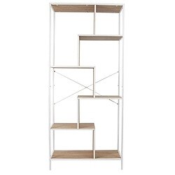 Acheter The Home Deco Factory Etagère en bois et métal EDISON - H. 180 cm - Blanc et marron