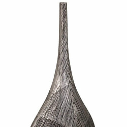 Vase Alexandra House Living Gris Argent Polyrésine 13 x 48 x 23 cm pas cher