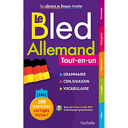 Bled allemand : tout-en-un : grammaire, conjugaison, vocabulaire - Occasion