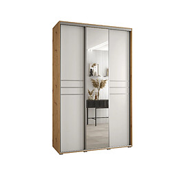 Abiks Meble Armoire Davos 11 À Portes Coulissantes 235,2/150/45 3 Portes