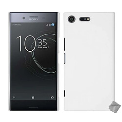 Htdmobiles Coque silicone gel fine pour Sony Xperia XZ Premium + film ecran - BLANC