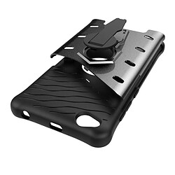 Wewoo Coque renforcée noir pour Xiaomi Redmi 4A Résistant aux Chocs 360 Degrés Spin Sniper Hybrid Case TPU + PC Combinaison Cas avec Support pas cher