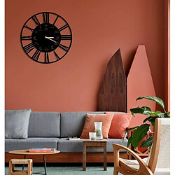 Avis DEKORY Chiffre japonais Horloge Murale en Métal 50cm