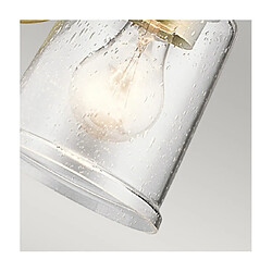 Acheter Elstead Lighting Applique murale Waverly Verre ensemencé Laiton naturel