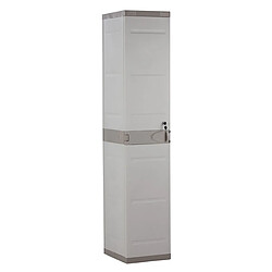 Plastiken Armoire Vestiaire 1 Porte Beige