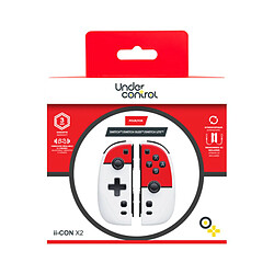 Under Control Manette iiCon Blanche et Rouge pour Nintendo Switch