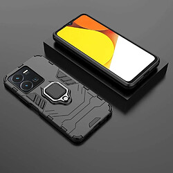 Avis Htdmobiles Coque pour Vivo Y22 / Y22s / Y35 - housse etui rigide anti choc + verre trempe - NOIR