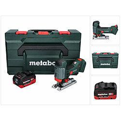 Metabo STA 18 LTX 100 Scie sauteuse sans fil 18 V (601002840) + 1x Batterie 10,0 Ah + Coffret MetaLoc - sans chargeur