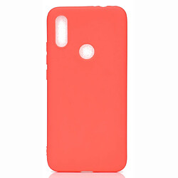 Wewoo Coque Souple Pour Xiaomi Redmi 7 TPU Couleur Bonbons Rouge