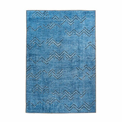 Paris Prix Tapis Tissé à Poils Courts Antique Bleu 120 x 180 cm