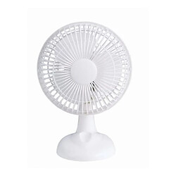 STV-160 Ventilateur 50W Câble Électrique Montage Sur Table 3 Lames Métal Blanc