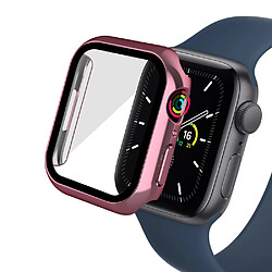 Coque en TPU électroplaqué, rose pour Apple Watch Series 7 45mm