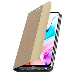 Avizar Housse Xiaomi Redmi 8 / 8A Porte-carte Support Vidéo Intérieur Soft-touch doré