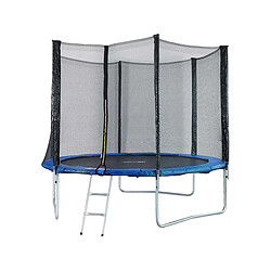 Habitat Et Jardin Trampoline Joycy - Ø 3,05 m - Avec Filet + échelle + couverture + kit d'ancrage