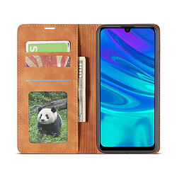 Acheter Wewoo Housse Coque Pour Huawei P Smart + 2019 Forwenw Dream Series Oil Edge Fort Magnetism Horizontal Flip Leather Case avec Holder & Card Slots & Wallet & Photo Frame Brown