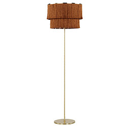 Beliani Lampadaire en métal marron 137 cm PERISTERI