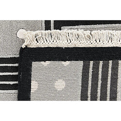 Avis Vidal Tapis de couloir en laine 211x79 noir Darya