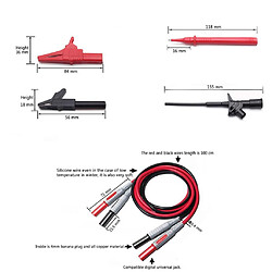 Avis Kit test électrique 1mm de 4mm Fil Silicone