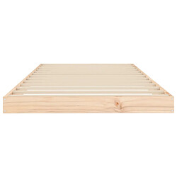 Acheter vidaXL Cadre de lit sans matelas 90x200 cm bois de pin massif