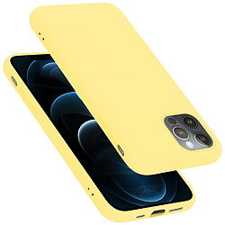 Cadorabo Coque iPhone 12 / 12 PRO Etui en Jaune