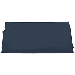 vidaXL Tissu de remplacement pour parasol déporté Bleu 350 cm pas cher