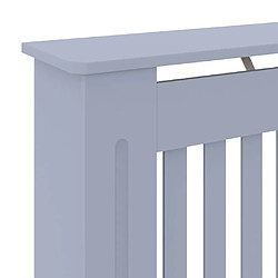 Acheter vidaXL Cache-radiateur MDF Gris 78 cm