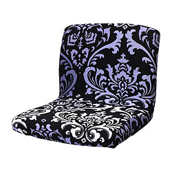 Housse De Chaise De Tabouret élastique Housse De Chaise En Polyester Amovible à Dossier Court Style 4