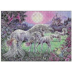 Universal Puzzle licorne Pegasus Puzzle, casse-tête éducatif de décompression, décoration murale 1000 pièces