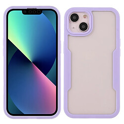 Coque en TPU + acrylique violet pour votre iPhone 13 6.1 pouces