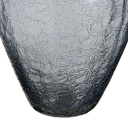 Acheter BigBuy Home Vase Verre Gris Métal Argent 20 x 20 x 30 cm