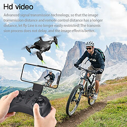 Universal H2 Mini Drone WiFi FPV 1080P 4K HD Camera(Le noir)