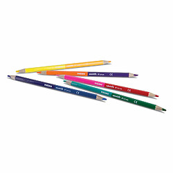 Avis Primo 12 crayons de couleur Minabella bicolores