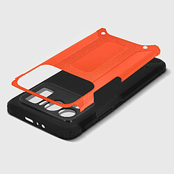 Avizar Coque Xiaomi Mi 11 Ultra Design Relief Bi-matière Antichute Defender II rouge pas cher