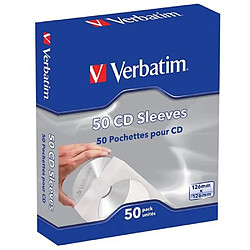 Verbatim pochettes en papier pour CD/DVD (pack de 50)