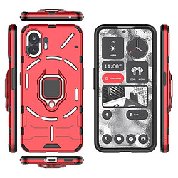 Htdmobiles Coque pour Nothing Phone 2 - housse etui rigide anti choc + film ecran - ROUGE