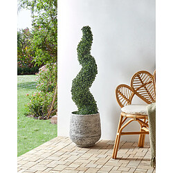 Beliani Plante artificielle BOXWOOD SPIRAL TREE 120 cm