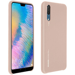 Coque Huawei P20 Coque Soft Touch Semi-rigide D'origine Huawei - Rose