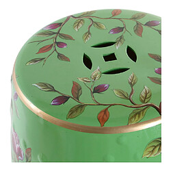 Avis Table d'Appoint DKD Home Decor Vert Porcelaine Oiseaux (35 x 35 x 45 cm)