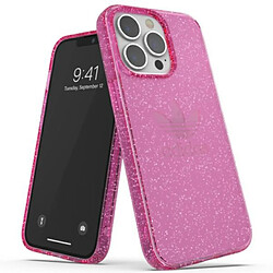 adidas or protective iphone 13 pro/13 6.1" transparent coque glitter rose/rose 47121