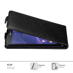 Cadorabo Coque Sony Xperia T3 Etui en Noir