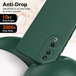 Htdmobiles Coque pour Huawei Honor 90 5G - housse etui silicone gel fine + film ecran - VERT