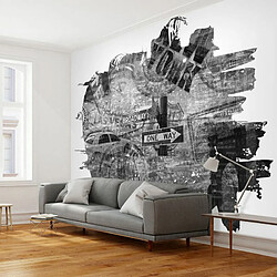 Paris Prix Papier Peint Black & White New York Collage 154 x 200 cm