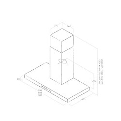 Avis Hotte décorative murale 90cm 62db 625m3/h inox - prf0097373 - ELICA