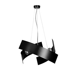 EPIKASA Suspension Modo, Noir, Acier, 45x100x45 cm