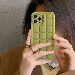 GUPBOO Étui pour iPhone11ProMax Creative Olive Square Niche Phone Case Soft